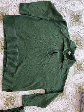 Darling Green Knit Sweater Set